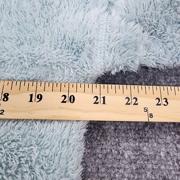 Disney World Sweatshirt Kids XL Teal Sparkle Spirit Jersey Youth Sherpa Fleece - Picture 5 of 16